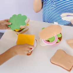 Felt Food Sandwich Play Set