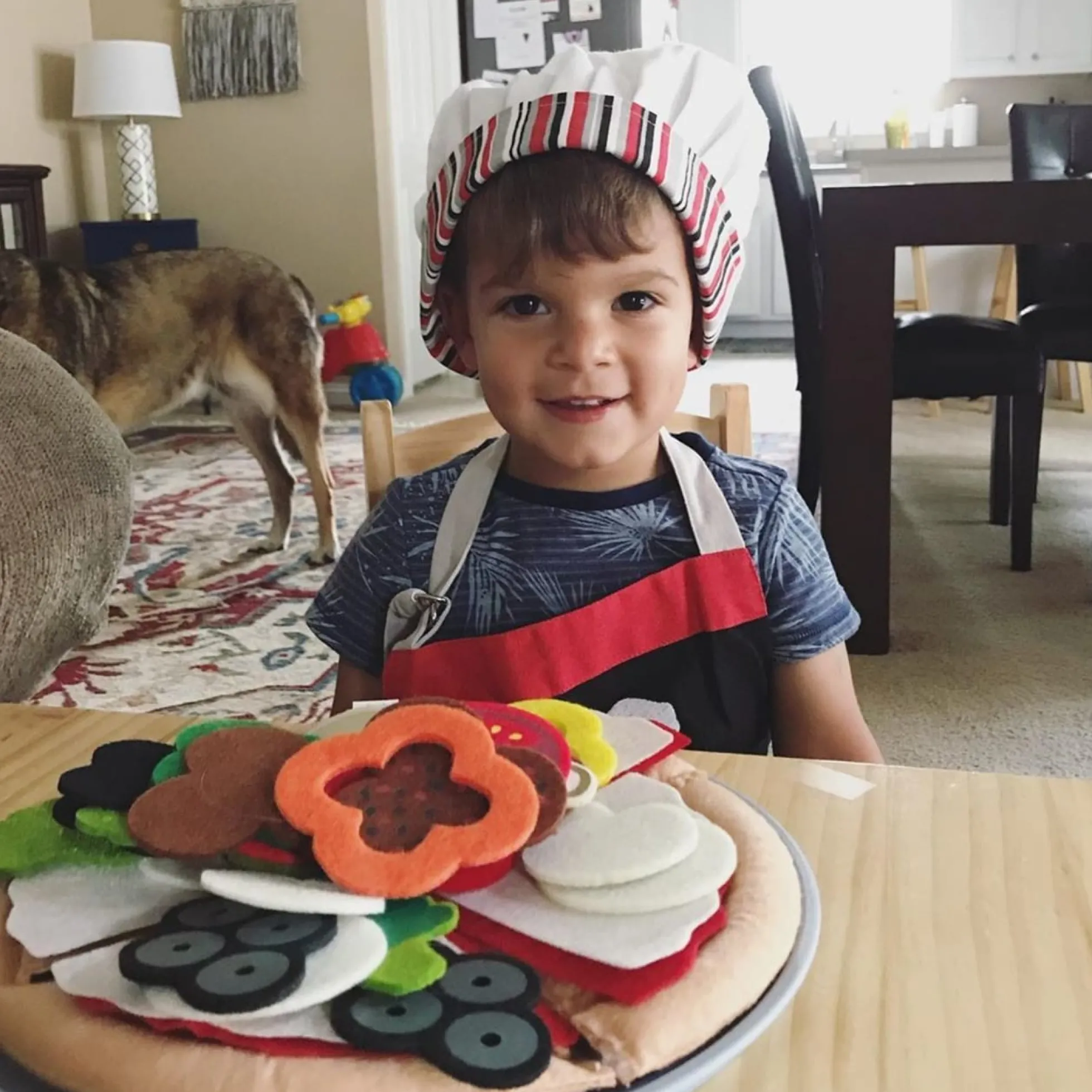Felt Play Food - Pizza Set
