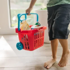 Fill & Roll Grocery Basket Play Set