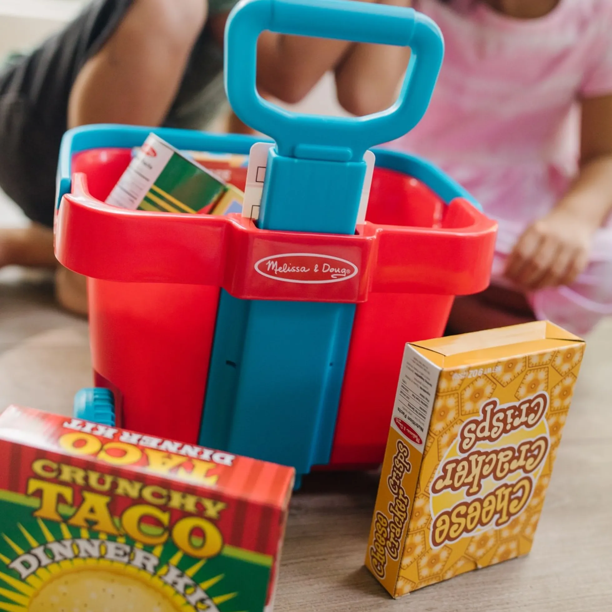 Fill & Roll Grocery Basket Play Set