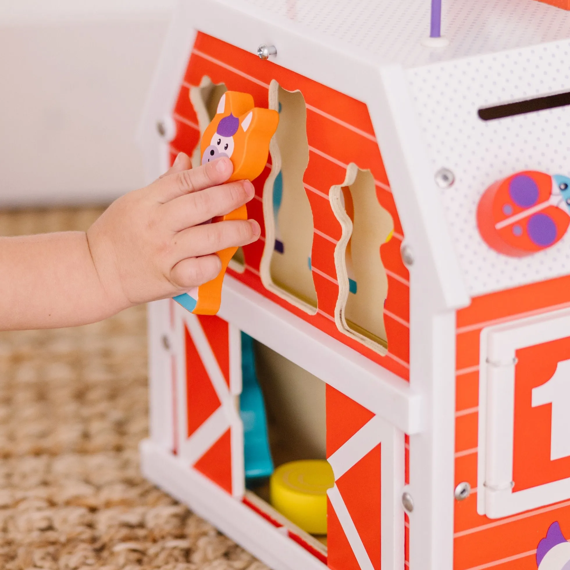 First Play Slide, Sort & Roll Activity Barn
