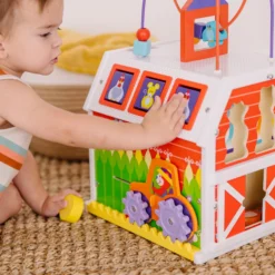 First Play Slide, Sort & Roll Activity Barn