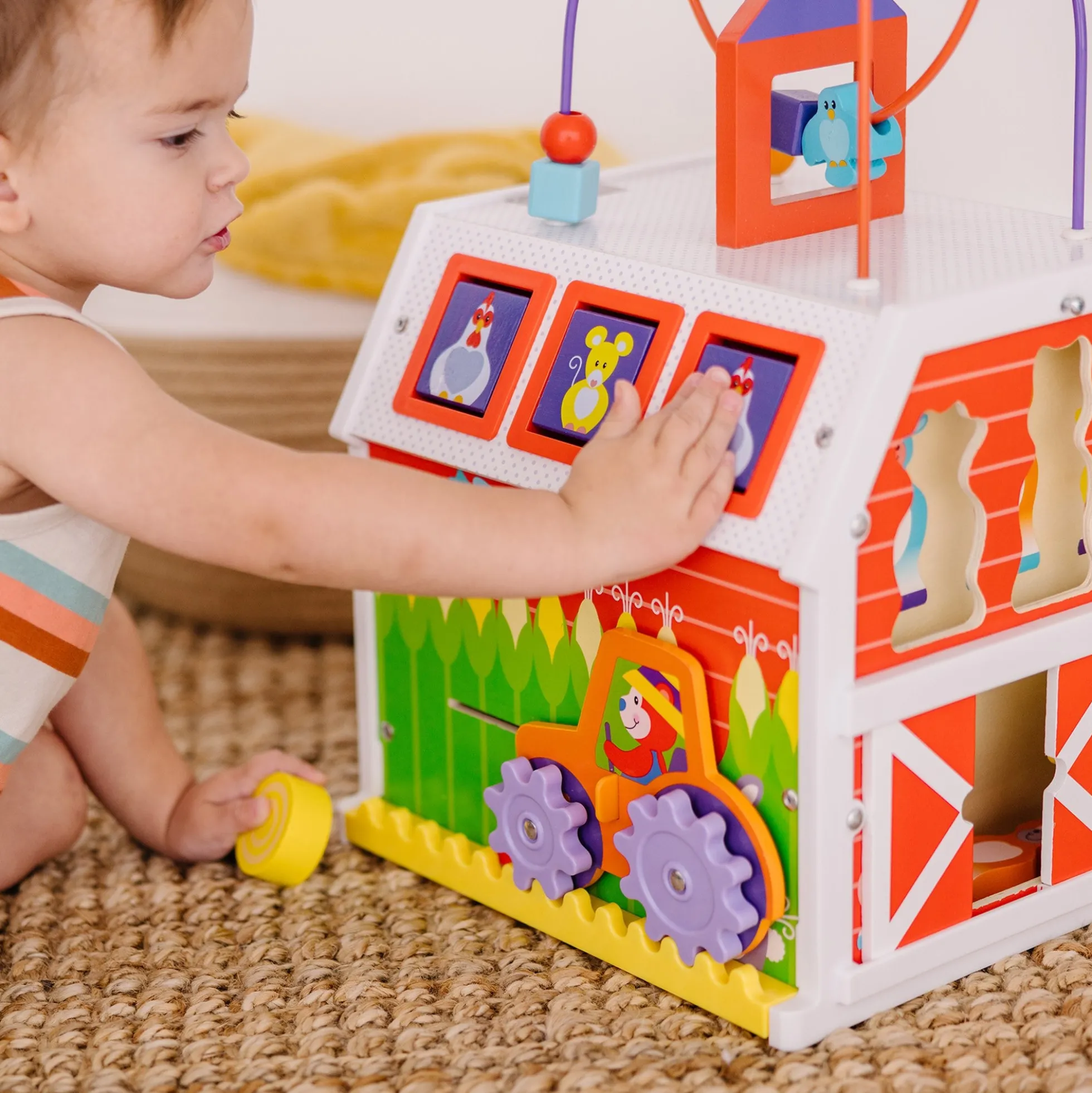 First Play Slide, Sort & Roll Activity Barn