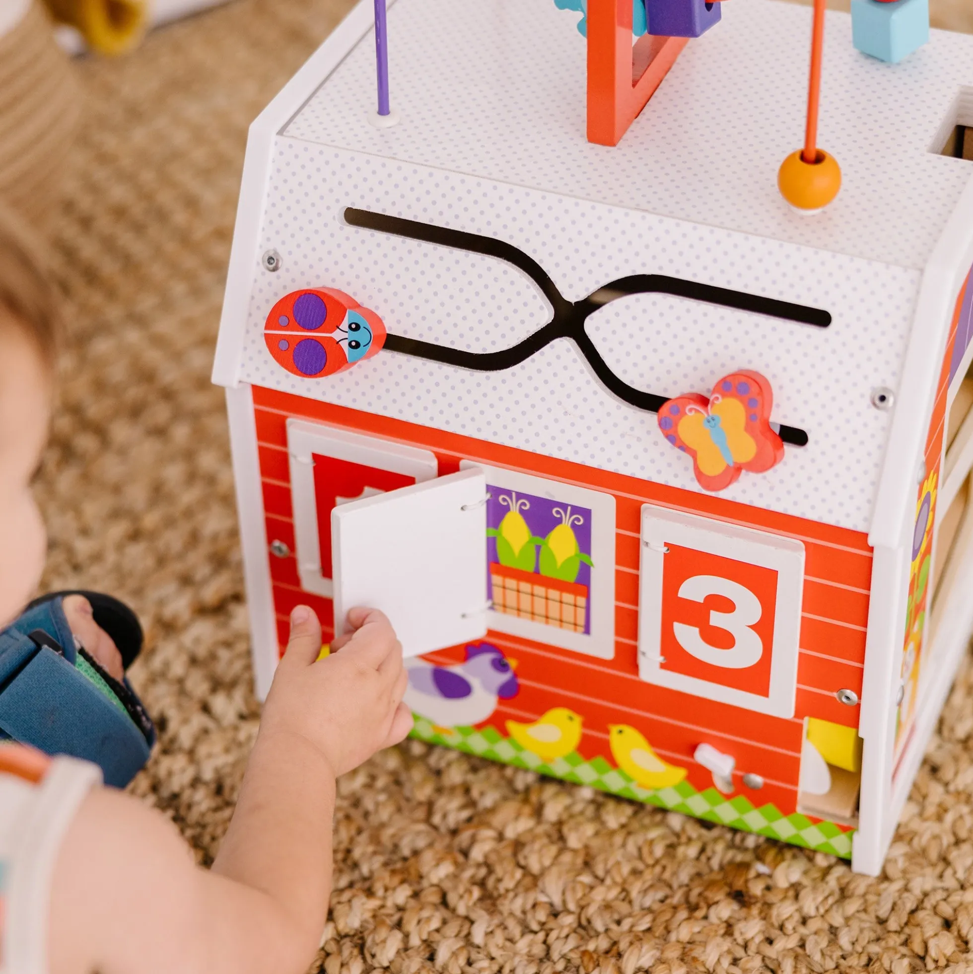 First Play Slide, Sort & Roll Activity Barn