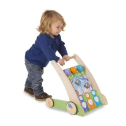 First Play Wooden Ring and Ding Forest Friends Push Toy