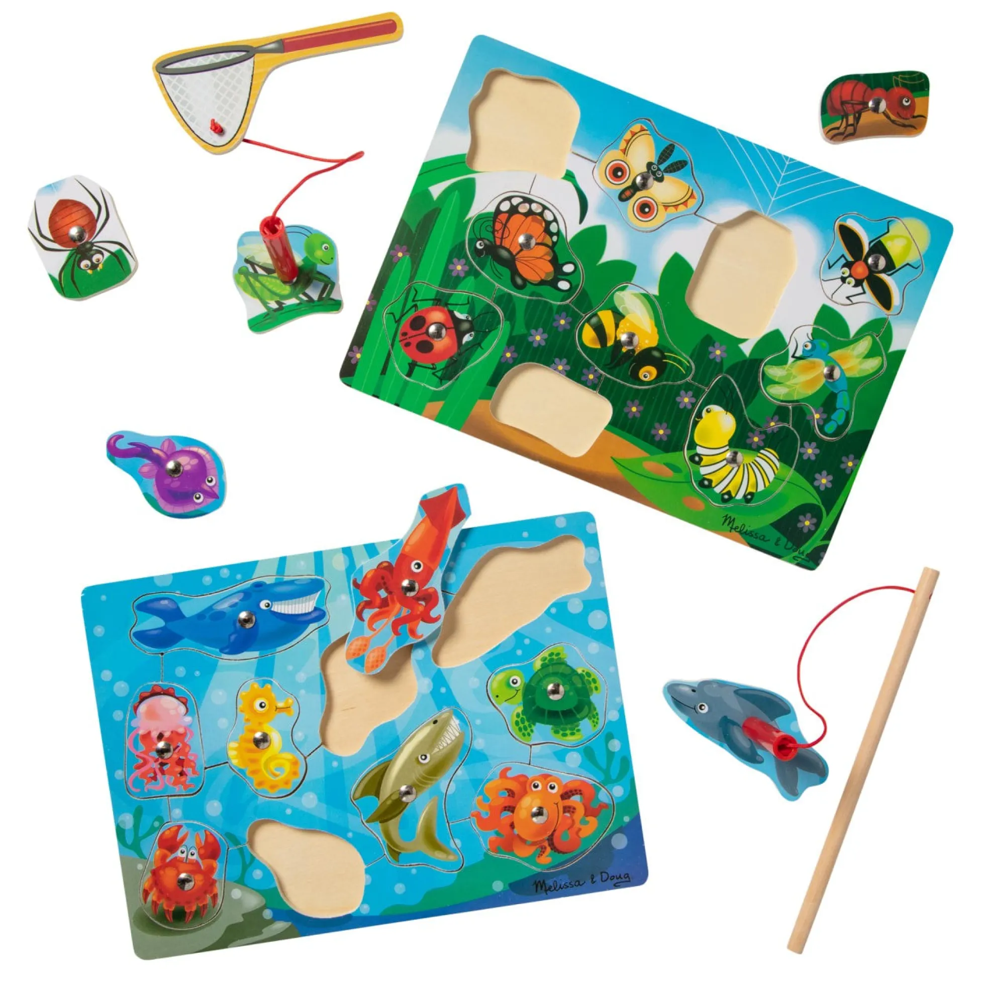 Fishing & Bug Catching Magnetic Game Bundle