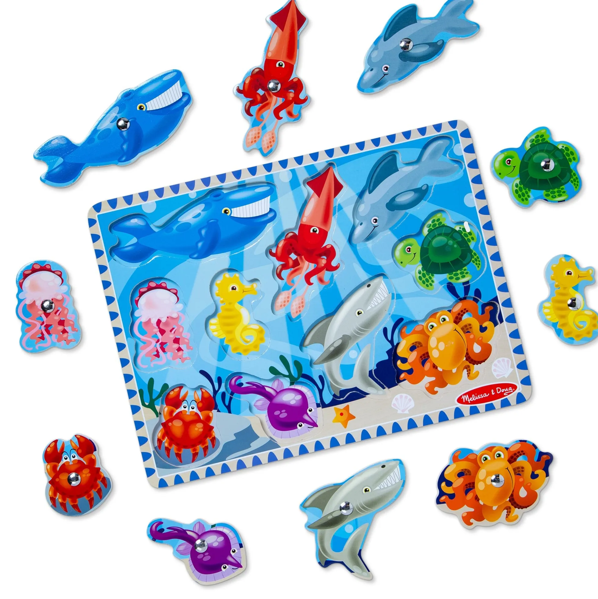 Fishing Magnetic Puzzle Game - 10 Pieces