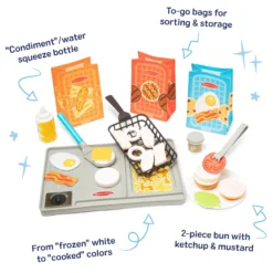 Flip & Fry Grill Play Set with Color Changing Water WOW!
