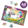 Glow-in-the-Dark Unicorn Floor Puzzle - 48 Pieces