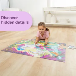 Glow-in-the-Dark Unicorn Floor Puzzle - 48 Pieces