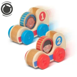 GO Tots Wooden Race Cars