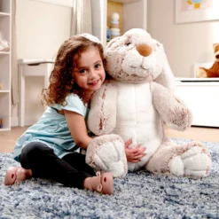 Jumbo Burrow Bunny Stuffed Plush Animal