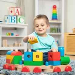 Jumbo Wooden Stacking Train – Classic
