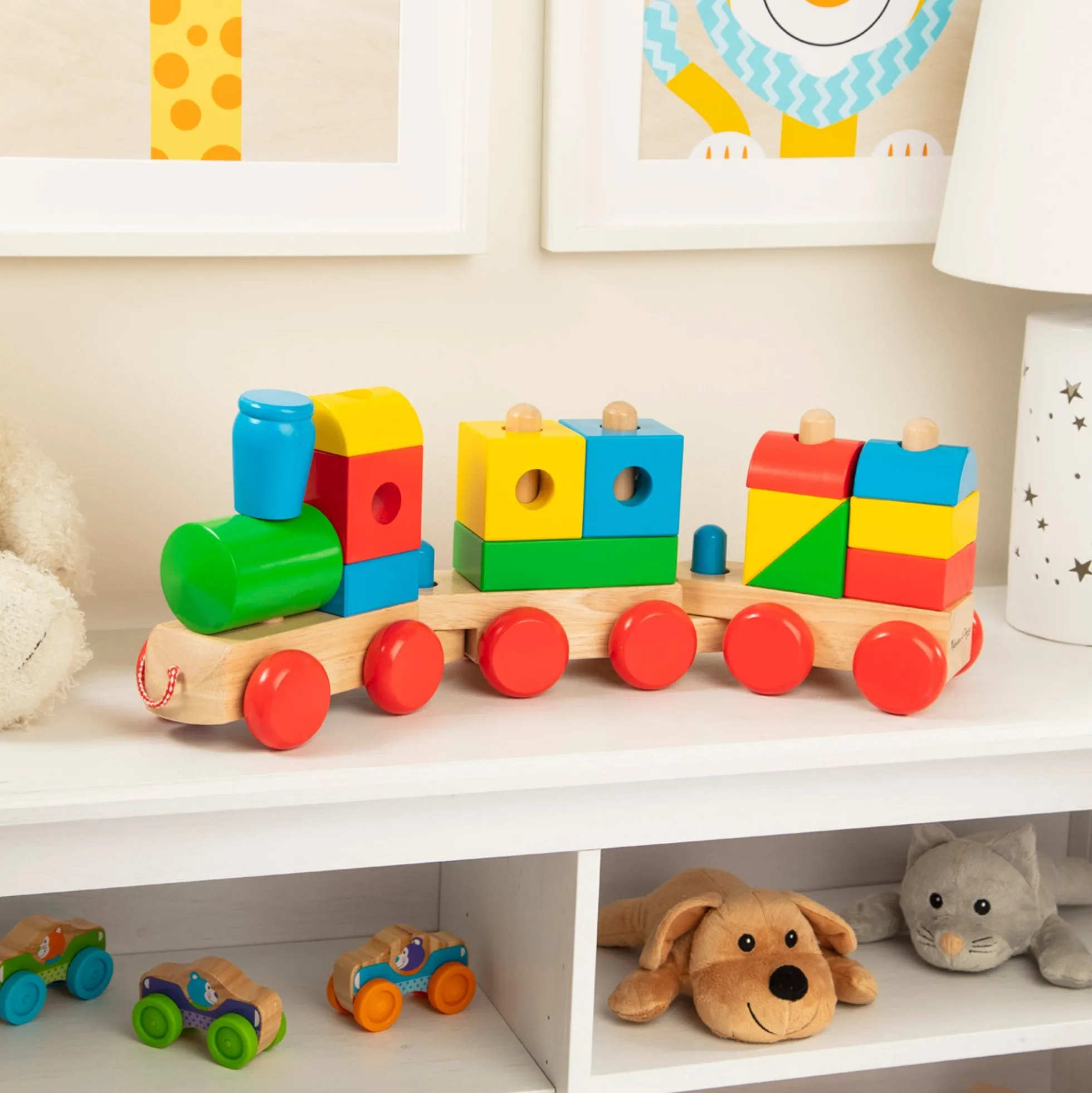 Jumbo Wooden Stacking Train – Classic