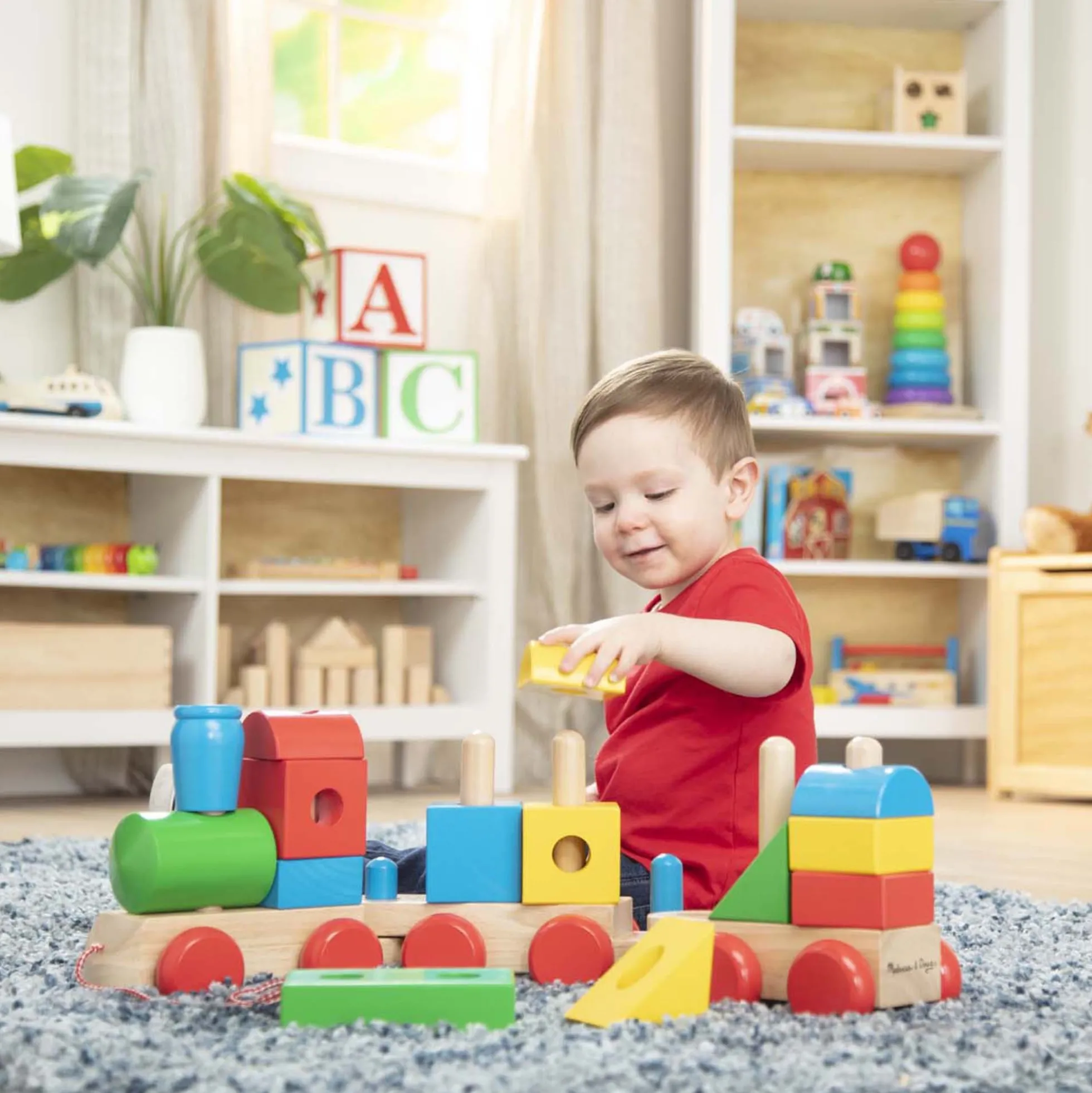 Jumbo Wooden Stacking Train – Classic