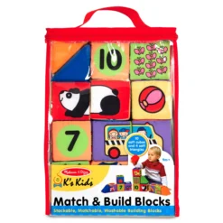 K's Kids Match and Build Soft Blocks