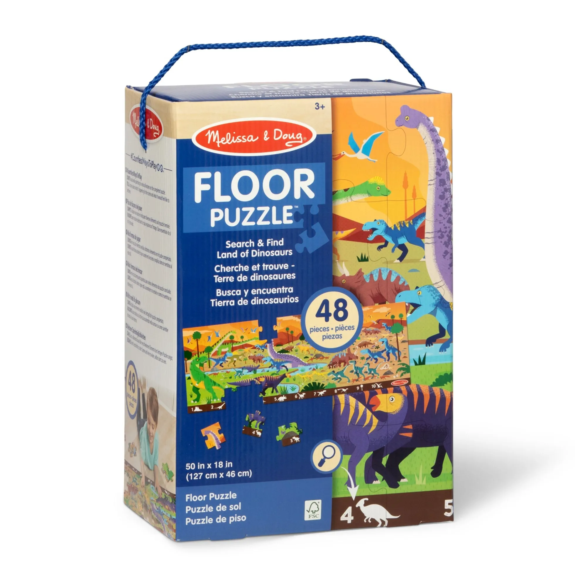 Land of Dinosaurs Floor Puzzle - 48 Pieces