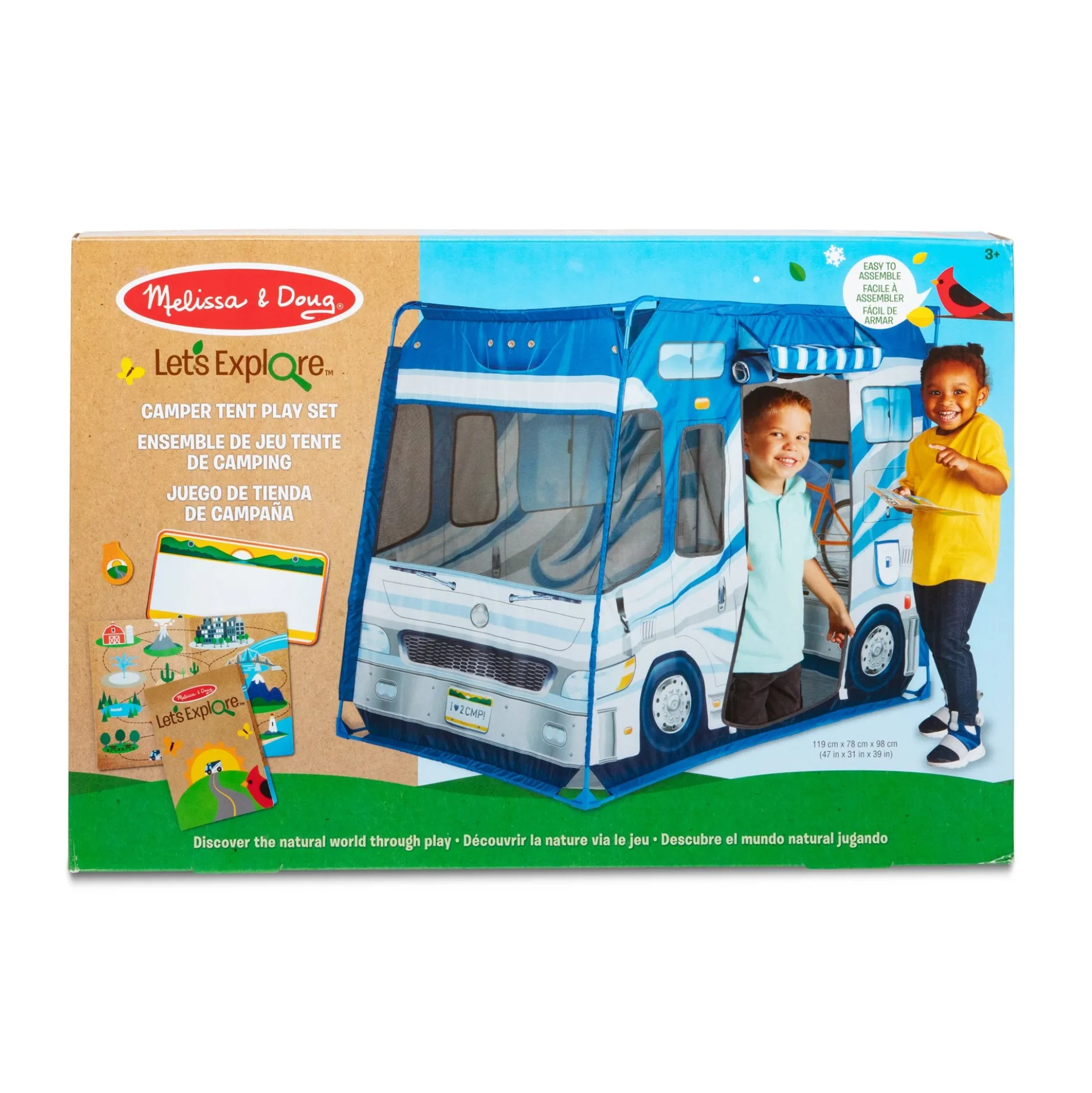 Let’s Explore Camper Tent Play Set