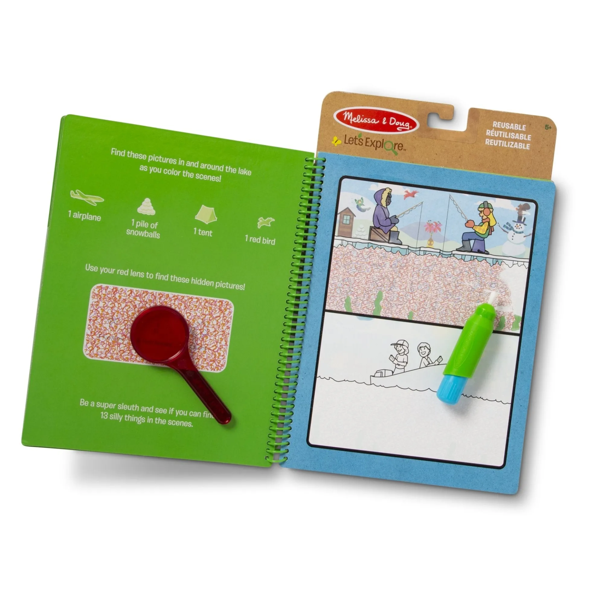 Let’s Explore Water Wow! Outdoor Adventure Deluxe Water-Reveal Pad