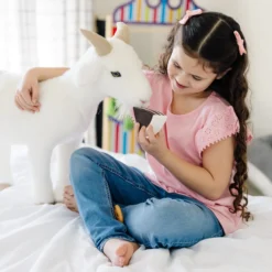Lifelike Plush Goat