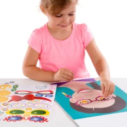 Make-a-Face Sticker Pad - Fashion Faces