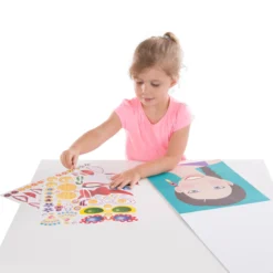 Make-a-Face Sticker Pad - Fashion Faces
