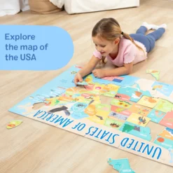 Map Floor Puzzle - 51 Pieces