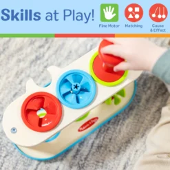 Match & Push Spinning Tops