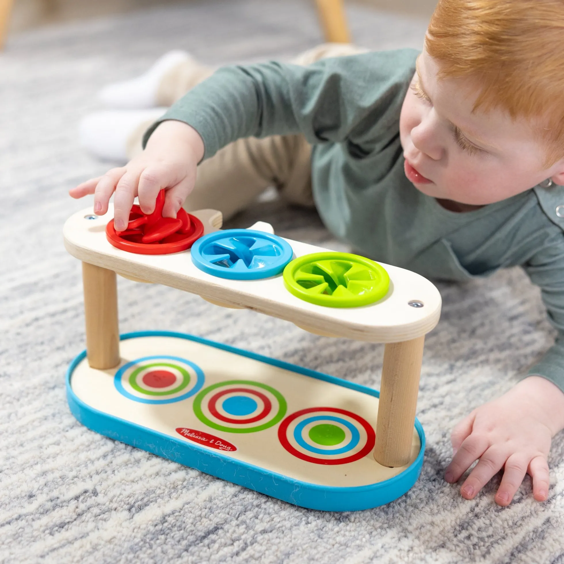 Match & Push Spinning Tops