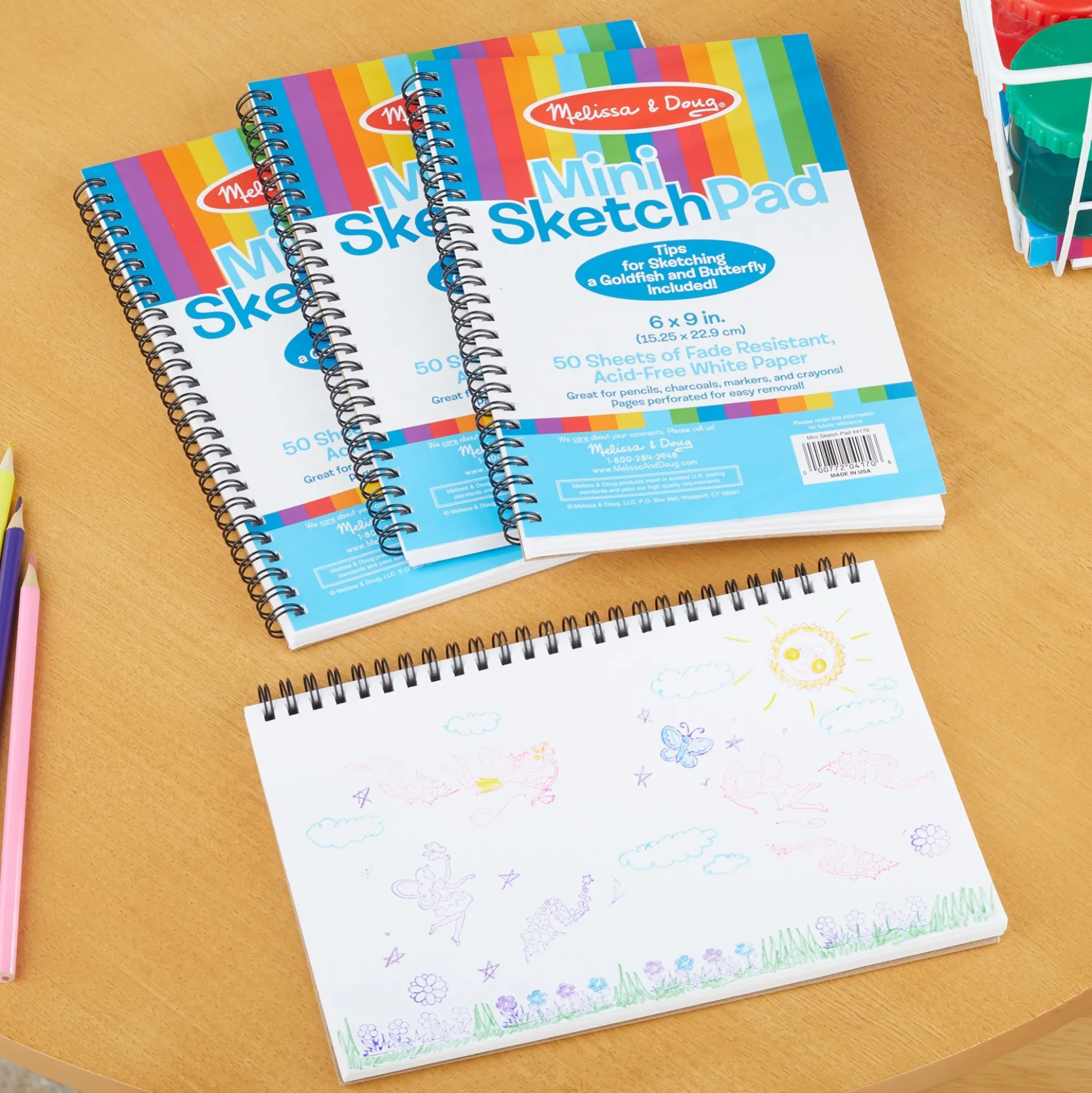 Mini Sketch Pad 4-Pack