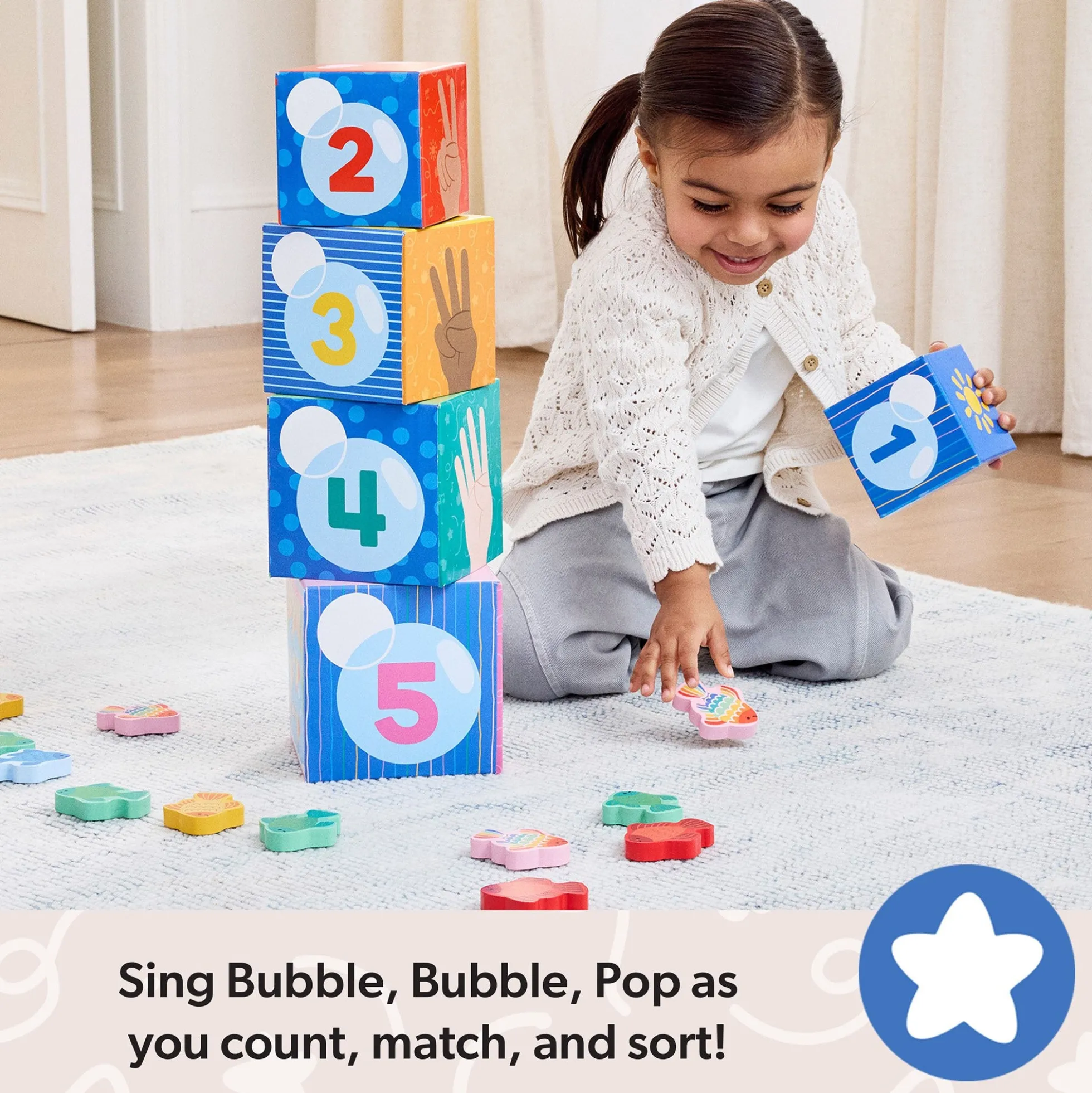 Ms. Rachel™ Sort & Count Nesting Blocks