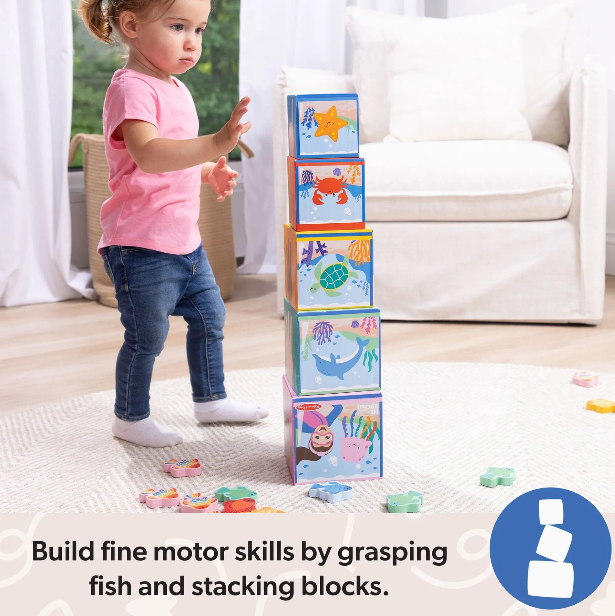Ms. Rachel™ Sort & Count Nesting Blocks