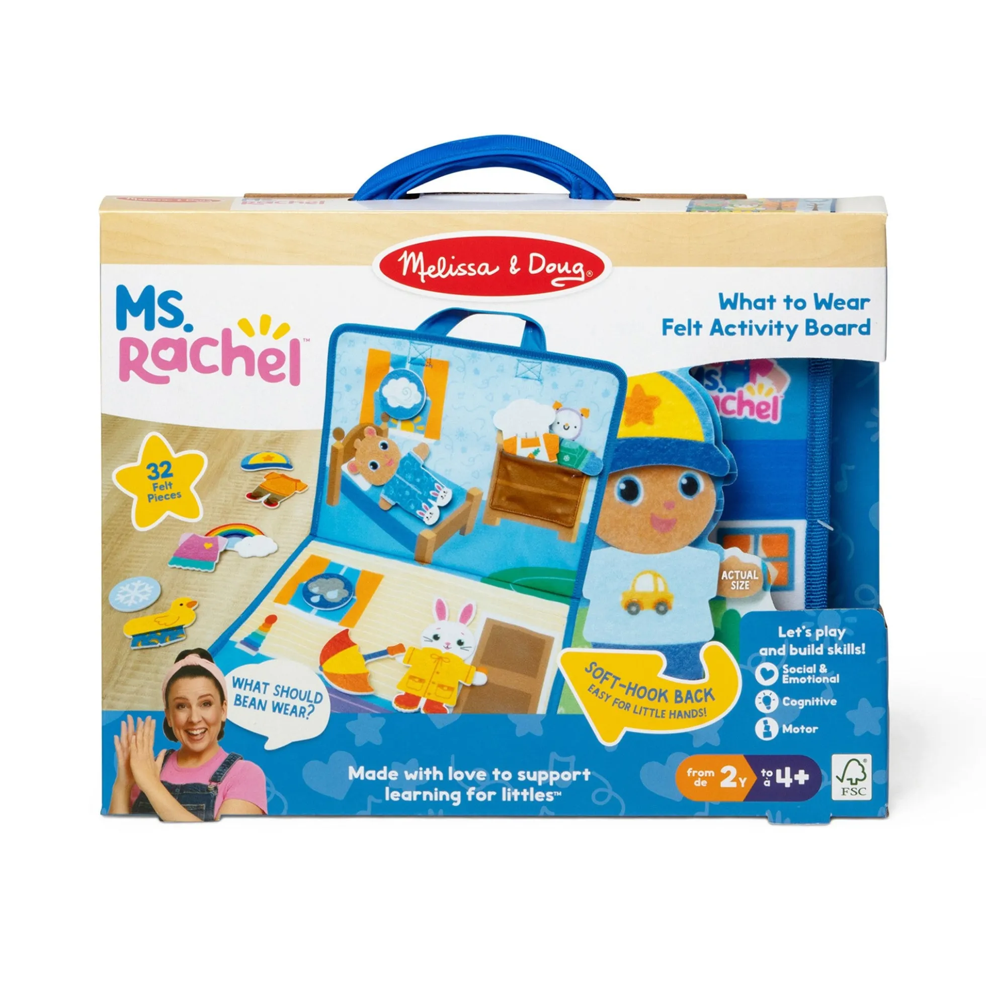 Ms. Rachel™ What to Wear Felt Activity Board