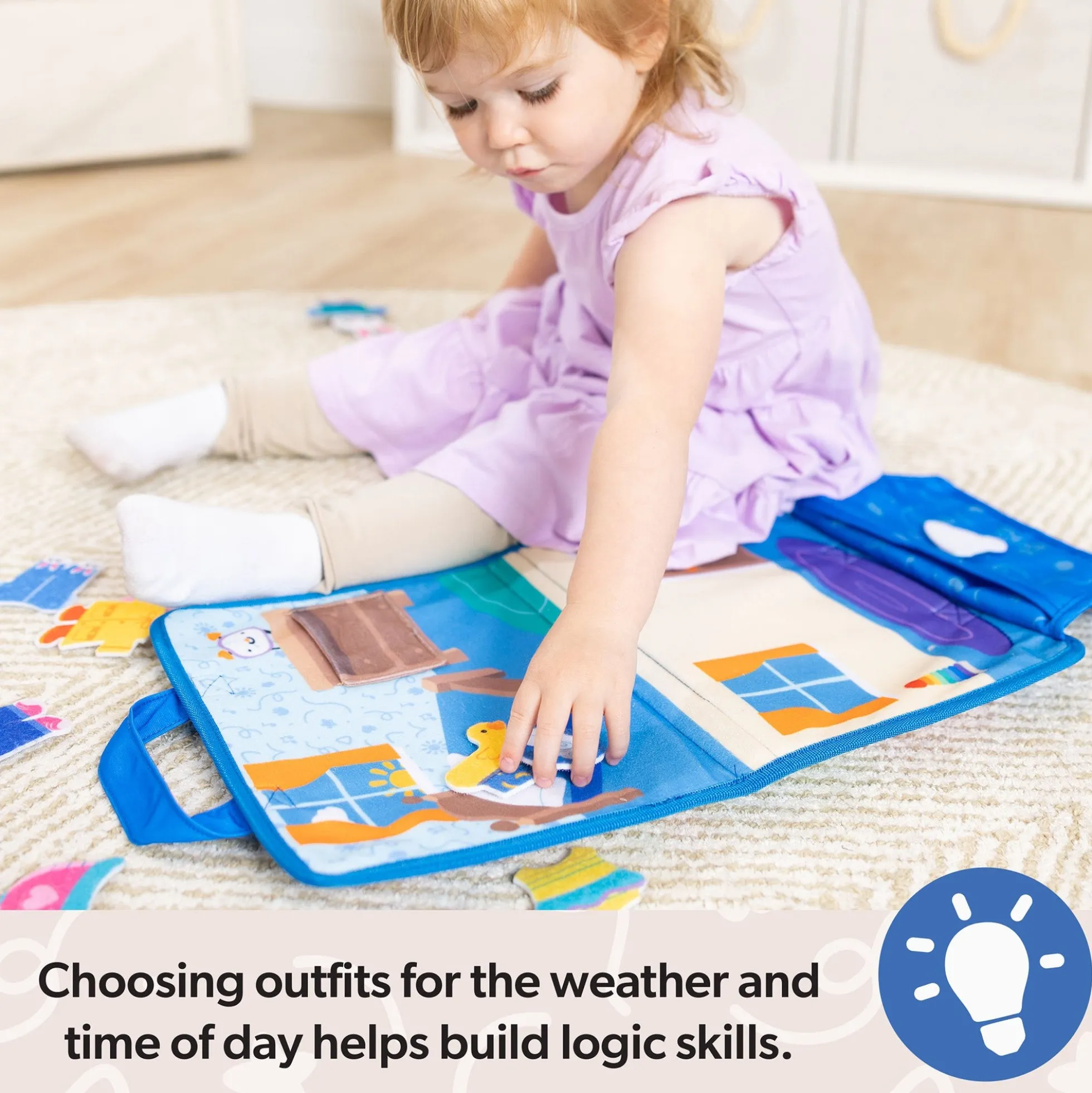 Ms. Rachel™ What to Wear Felt Activity Board