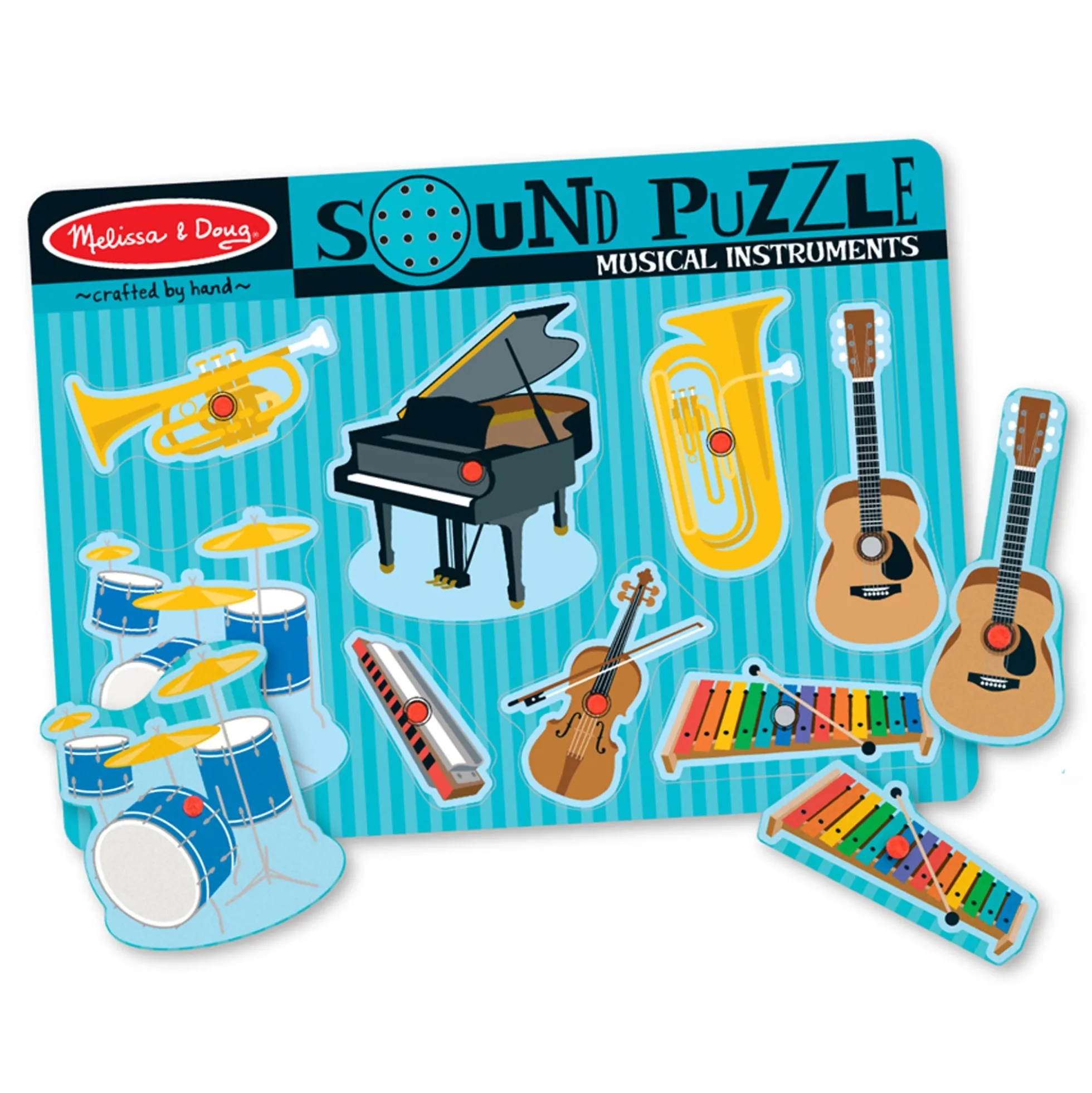 Musical Instruments Sound Puzzle - 8 Pieces