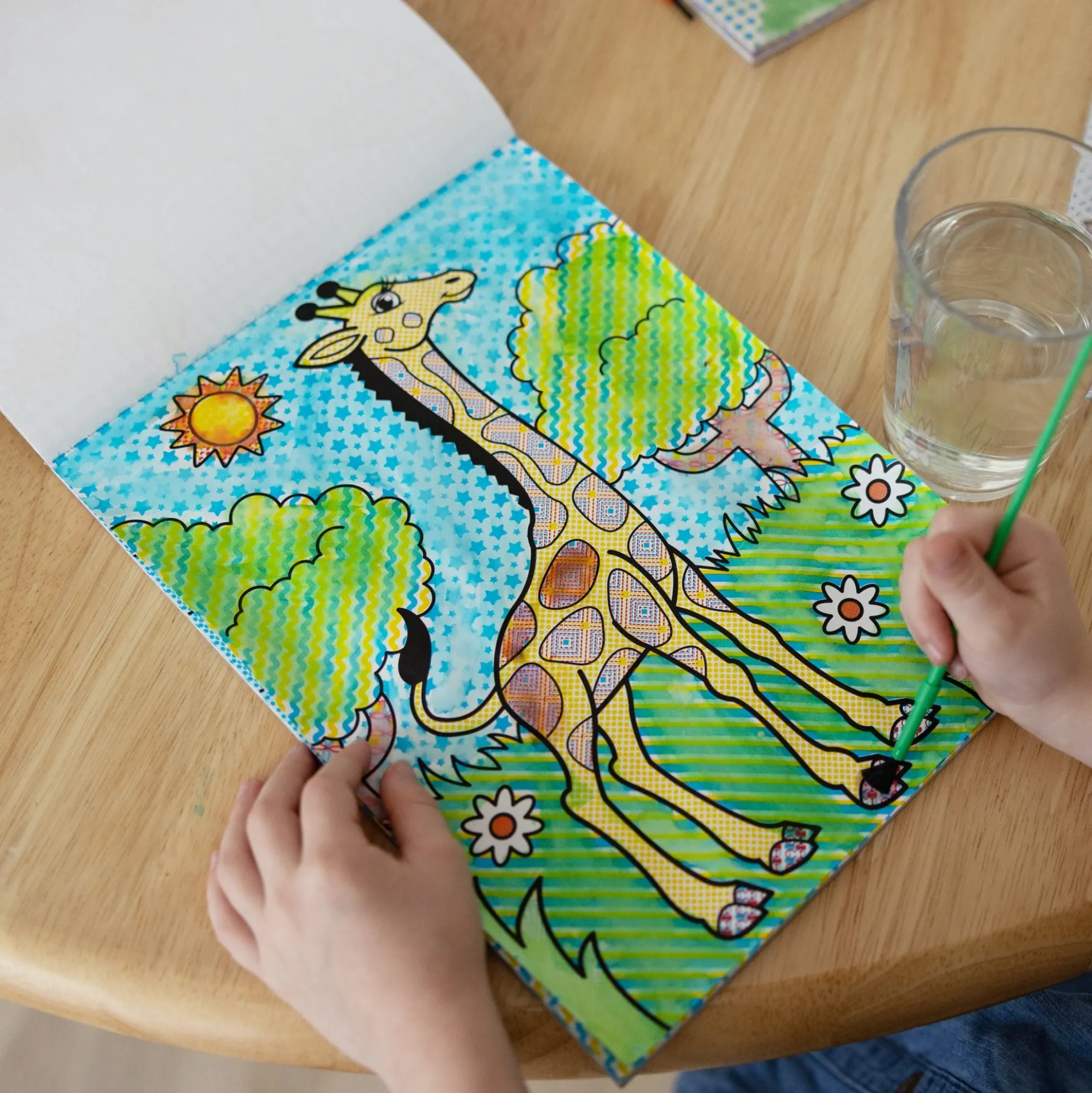 My First Paint with Water 3-Pack: Animals, Vehicles, Multi-Themed