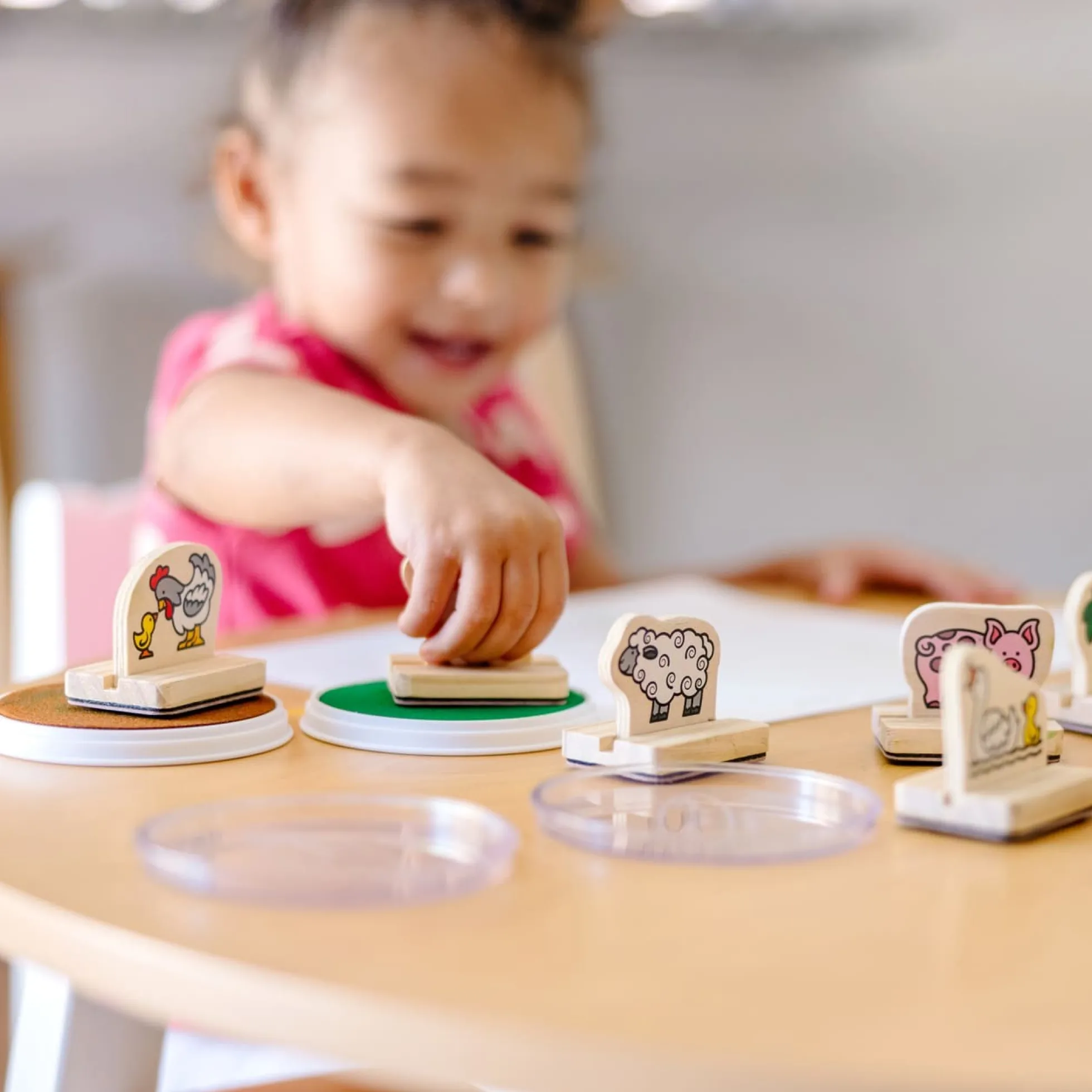 My First Wooden Stamp Set - Farm Animals