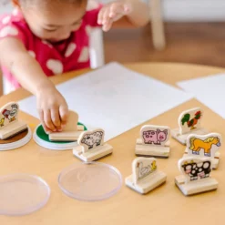 My First Wooden Stamp Set - Farm Animals