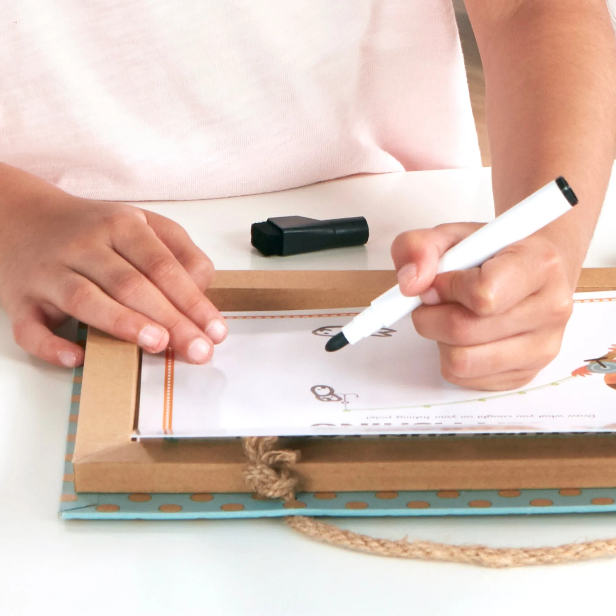 Natural Play: Play, Draw, Create Reusable Drawing & Magnet Kit – Ocean