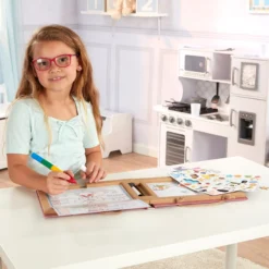 Natural Play: Play, Draw, Create Reusable Drawing & Magnet Kit – Princesses
