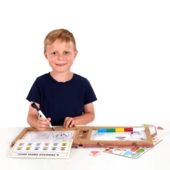 Natural Play: Play, Draw, Create Reusable Drawing & Magnet Kit – Princesses