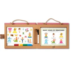 Natural Play: Play, Draw, Create Reusable Drawing & Magnet Kit – Princesses