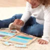 Natural Play Wooden Puzzle: Ready, Set, Go