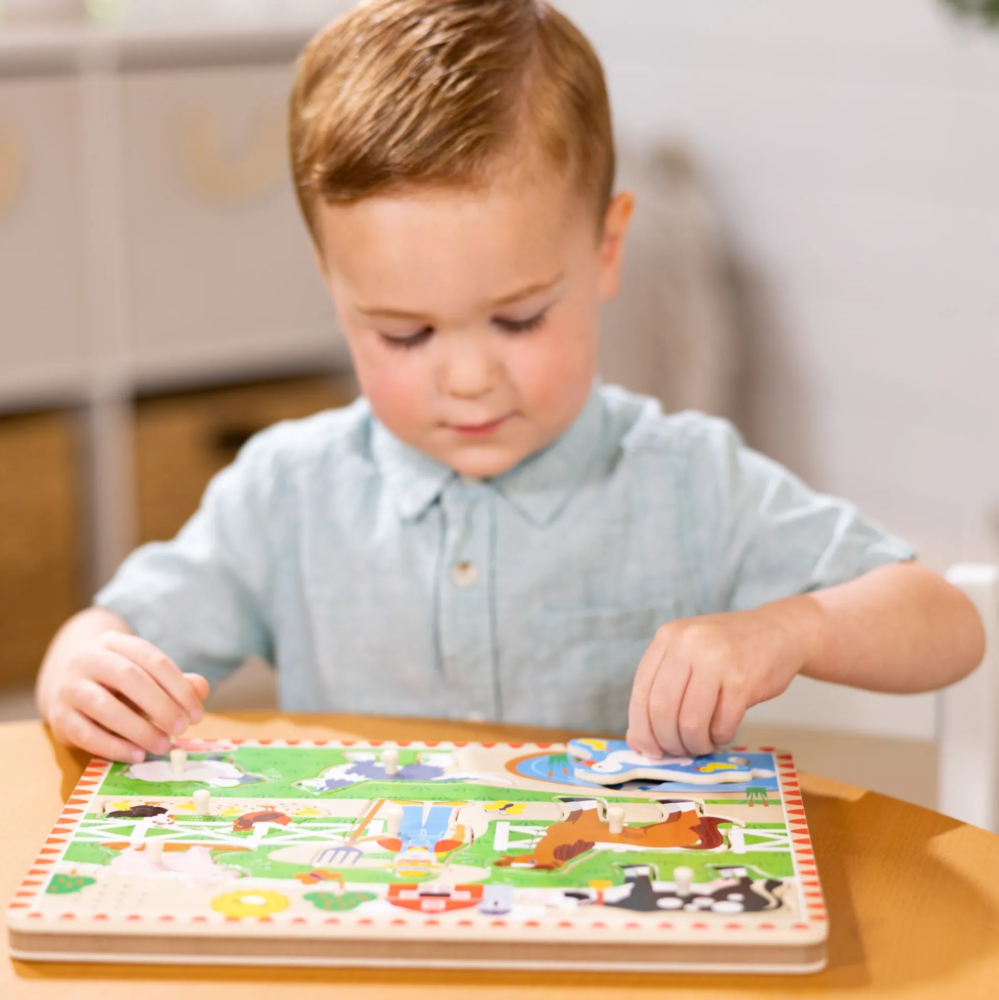Old MacDonald's Farm Song Puzzle - 8 Pieces