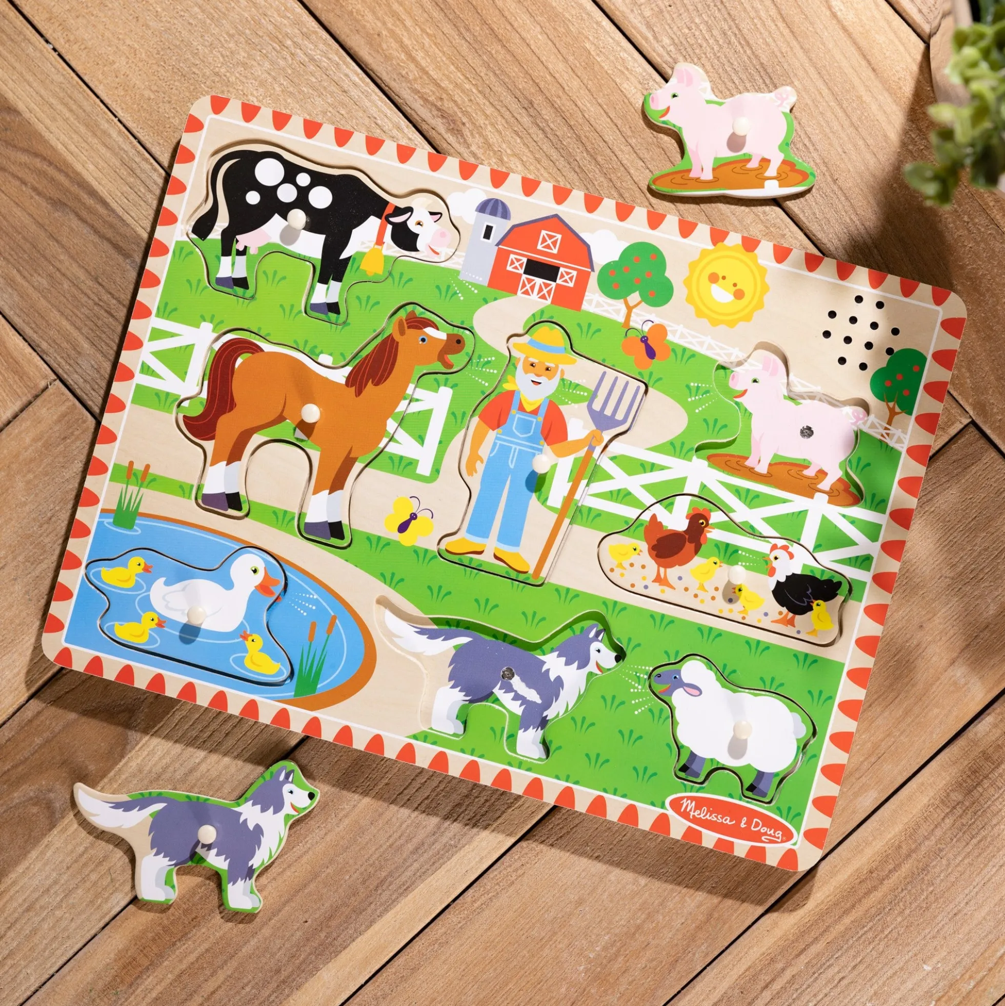 Old MacDonald's Farm Song Puzzle - 8 Pieces