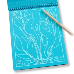 On the Go Scratch Art Color-Reveal Pad - Sea Life