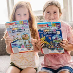 PAW Patrol Restickable Stickers Flip-Flap Pad - Classic Missions