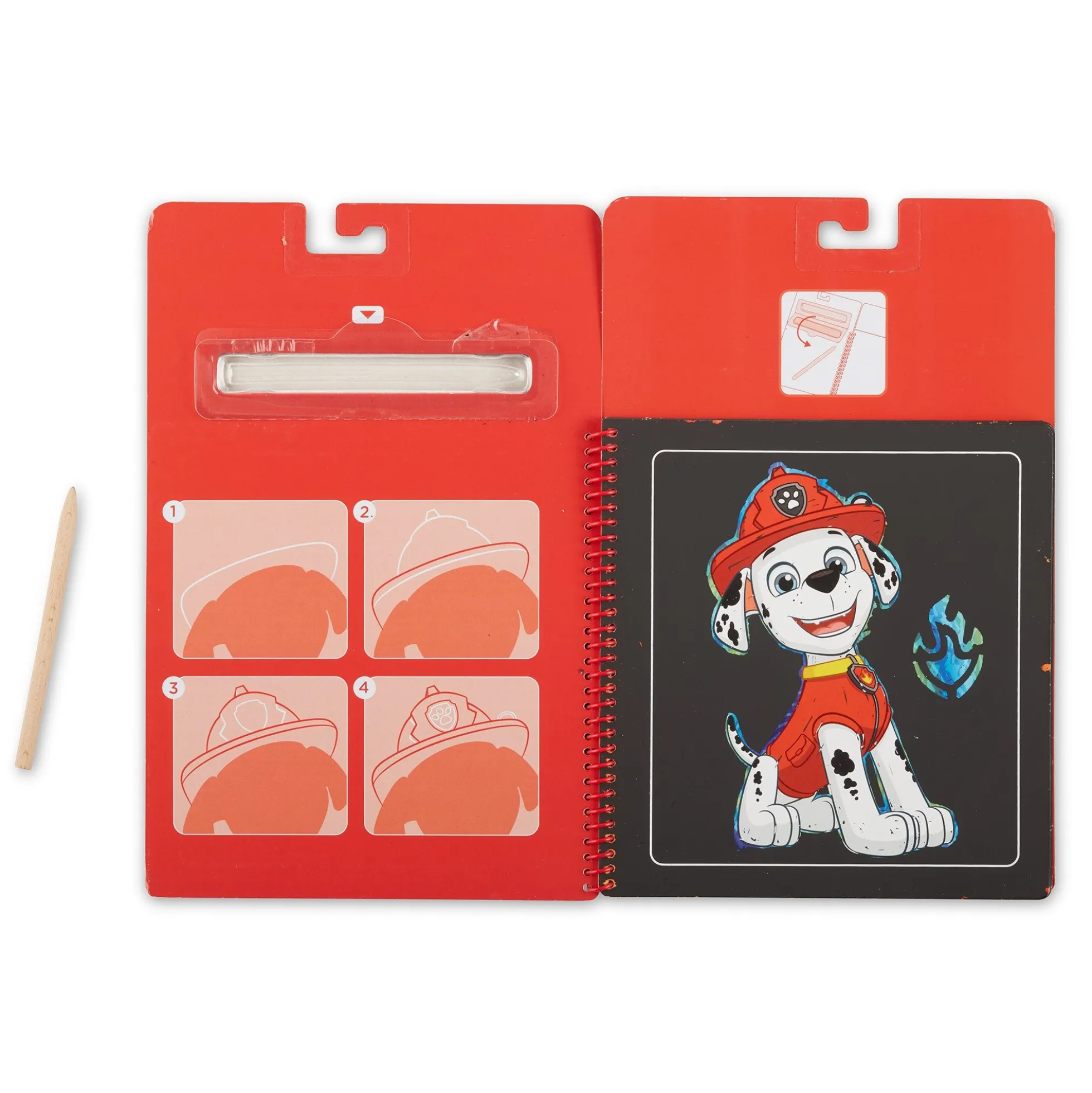 PAW Patrol Scratch Art Pad - Marshall