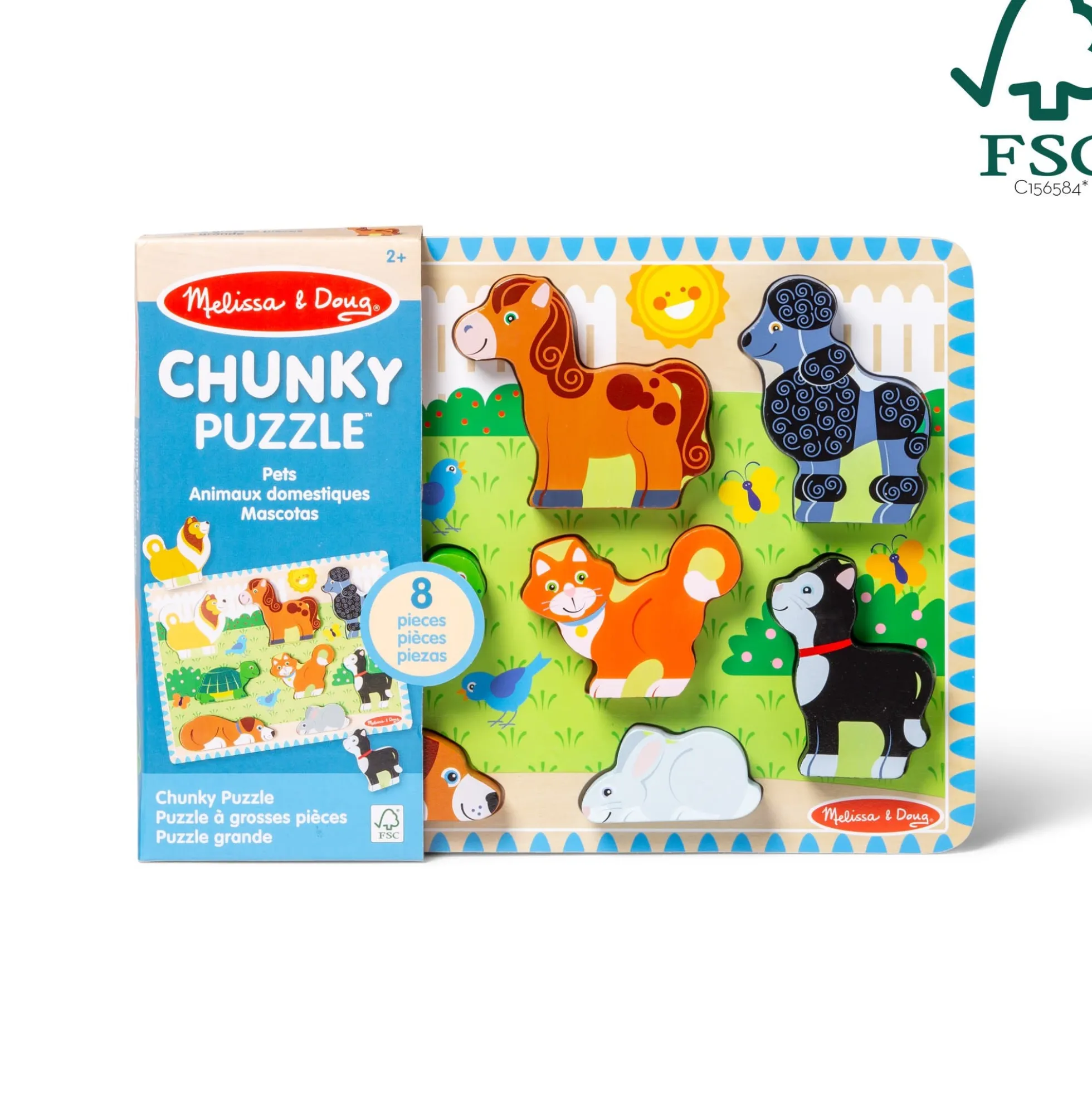 Pets Chunky Puzzle - 8 Pieces