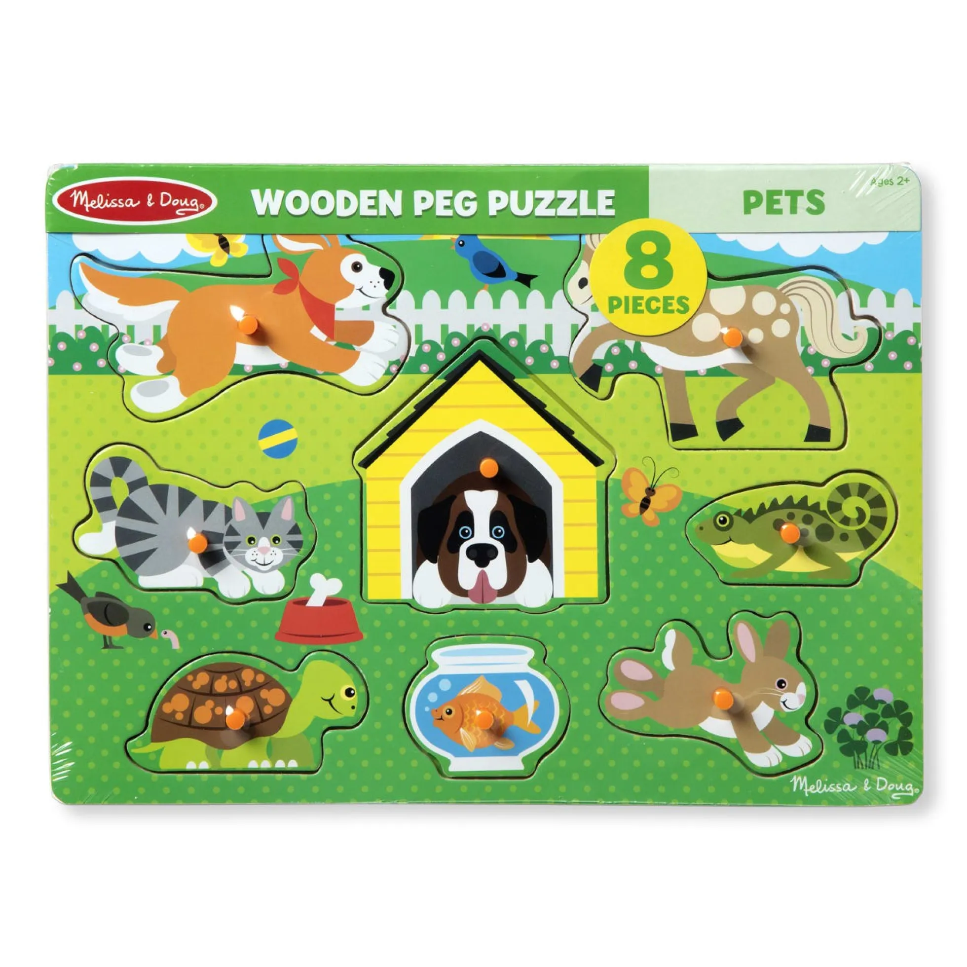 Pets Peg Puzzle - 8 Pieces
